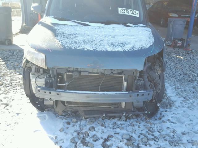 JTLKE50E181019735 - 2008 TOYOTA SCION XB 青色 照片 9