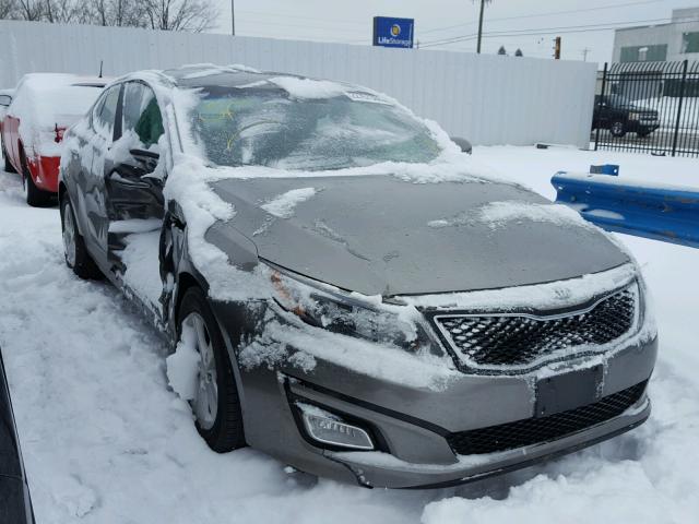 5XXGM4A76EG288988 - 2014 KIA OPTIMA LX GRAY photo 1