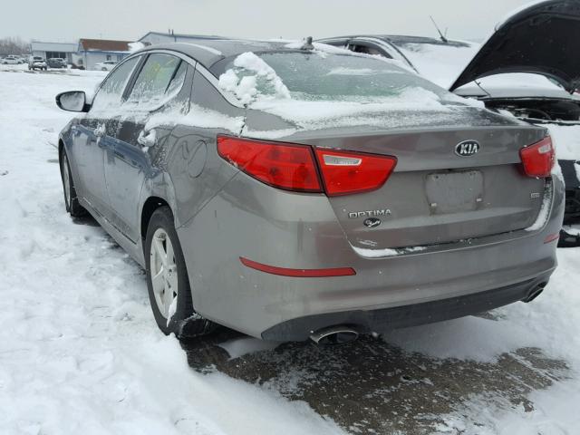 5XXGM4A76EG288988 - 2014 KIA OPTIMA LX GRAY photo 3