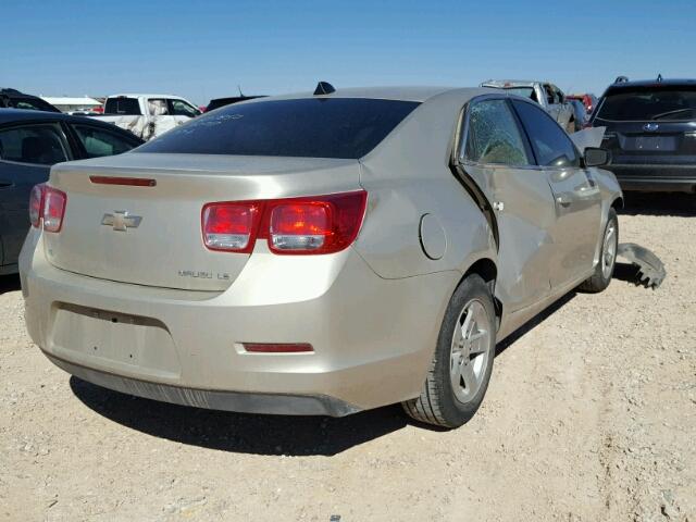 1G11B5SL2EF258424 - 2014 CHEVROLET MALIBU LS ოქროსფერი ფოტო 4