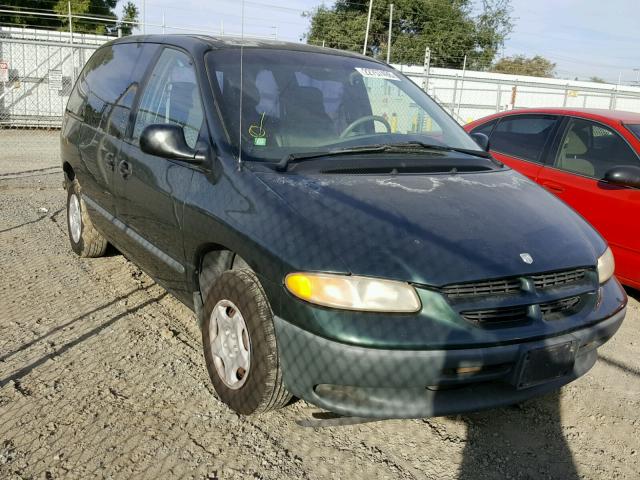 2B4FP25B9YR647992 - 2000 DODGE CARAVAN GREEN photo 1