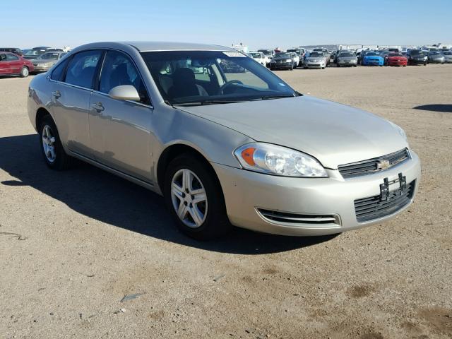 2G1WB58K389265657 - 2008 CHEVROLET IMPALA LS BEIGE photo 1