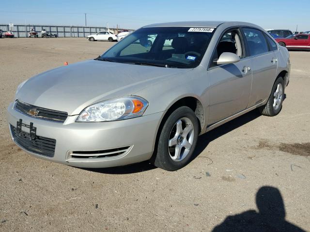 2G1WB58K389265657 - 2008 CHEVROLET IMPALA LS BEIGE photo 2