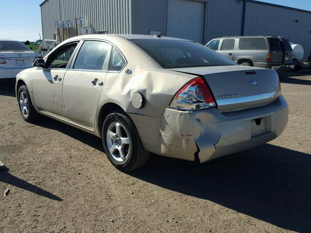 2G1WB58K389265657 - 2008 CHEVROLET IMPALA LS BEIGE photo 3