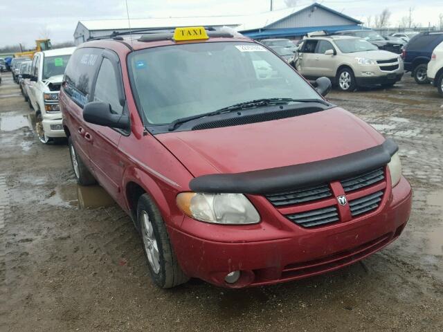 2D4GP44L85R346920 - 2005 DODGE GRAND CARA MAROON photo 1