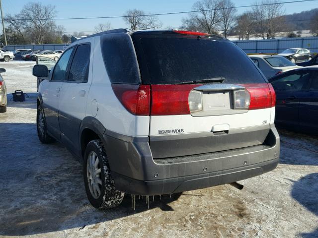 3G5DA03E75S558683 - 2005 BUICK RENDEZVOUS WHITE photo 3