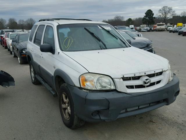 4F2YZ02Z56KM33444 - 2006 MAZDA TRIBUTE I WHITE photo 1