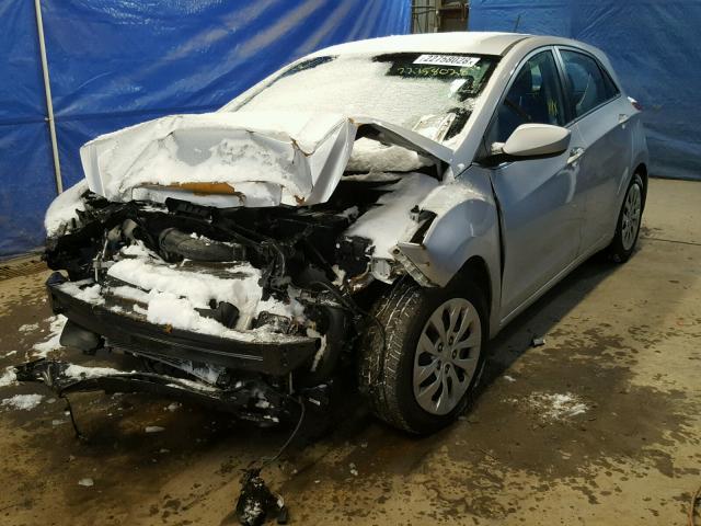 KMHD35LH3HU376148 - 2017 HYUNDAI ELANTRA GT SILVER photo 2