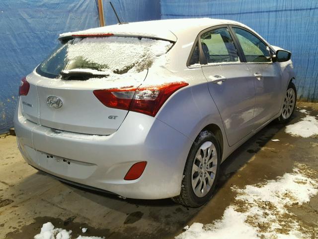 KMHD35LH3HU376148 - 2017 HYUNDAI ELANTRA GT SILVER photo 4