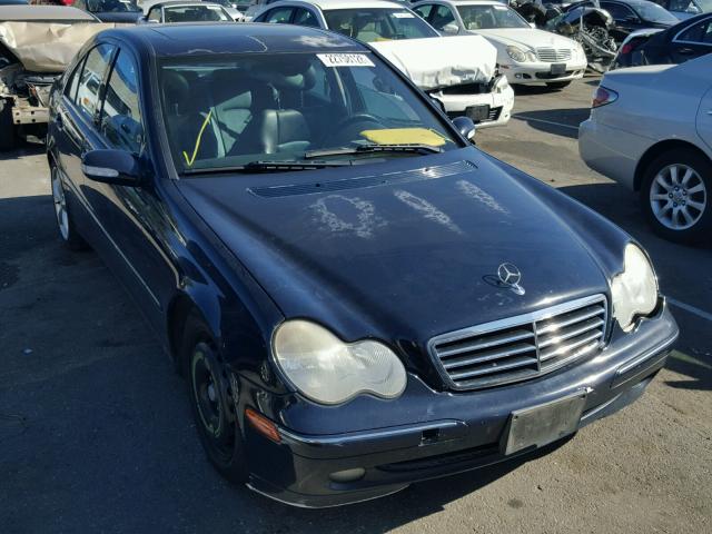 WDBRF40J74F507405 - 2004 MERCEDES-BENZ C 230K SPO BLUE photo 1