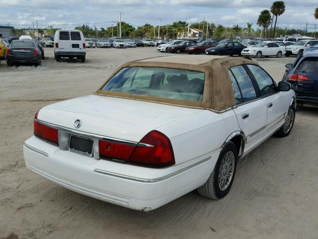 2MEFM74W6XX727403 - 1999 MERCURY GRAND MARQ WHITE photo 4