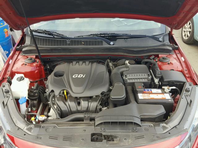 5XXGM4A79DG235278 - 2013 KIA OPTIMA LX RED photo 7