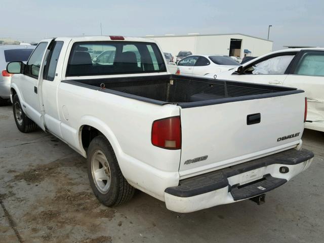 1GCCS19X738184193 - 2003 CHEVROLET S TRUCK S1 WHITE photo 3