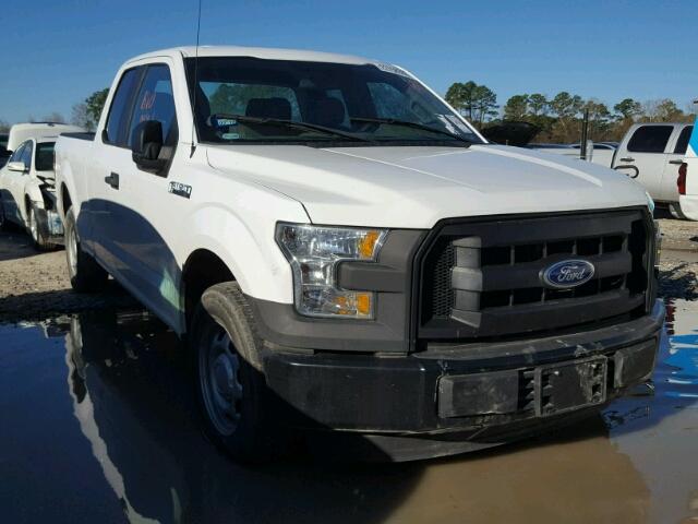 1FTEX1CF4GKD58028 - 2016 FORD F150 SUPER WHITE photo 1