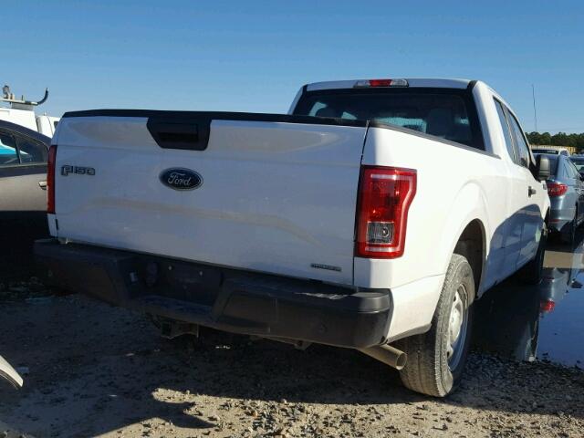 1FTEX1CF4GKD58028 - 2016 FORD F150 SUPER WHITE photo 4