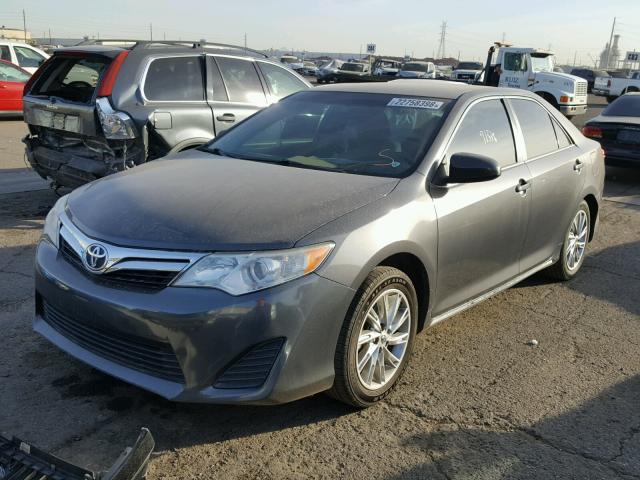 4T1BF1FK3CU196949 - 2012 TOYOTA CAMRY BASE GRAY photo 2