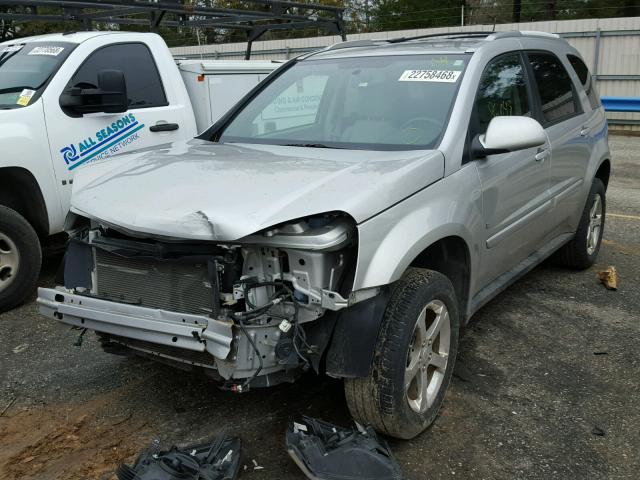 2CNDL63F376224565 - 2007 CHEVROLET EQUINOX LT SILVER photo 2