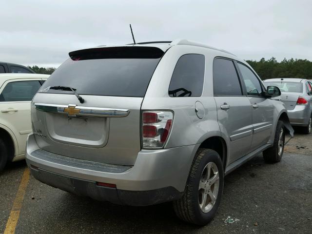 2CNDL63F376224565 - 2007 CHEVROLET EQUINOX LT SILVER photo 4