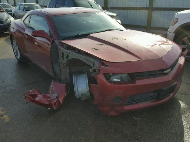 2G1FE1E35E9198200 - 2014 CHEVROLET CAMARO LS RED photo 1