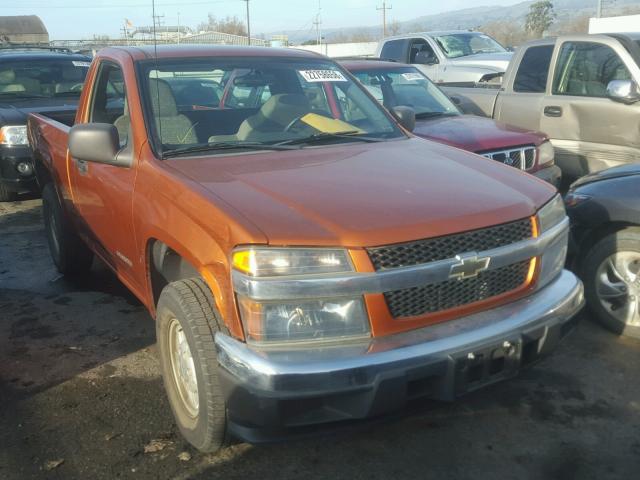 1GCCS148348153654 - 2004 CHEVROLET COLORADO ORANGE photo 1