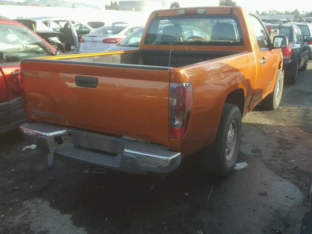 1GCCS148348153654 - 2004 CHEVROLET COLORADO ORANGE photo 4