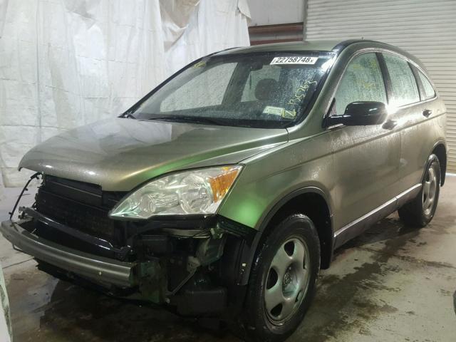 5J6RE48308L001426 - 2008 HONDA CR-V LX GREEN photo 2