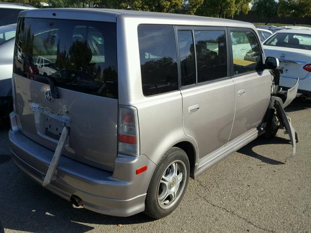 JTLKT324350210010 - 2005 TOYOTA SCION XB GRAY photo 4