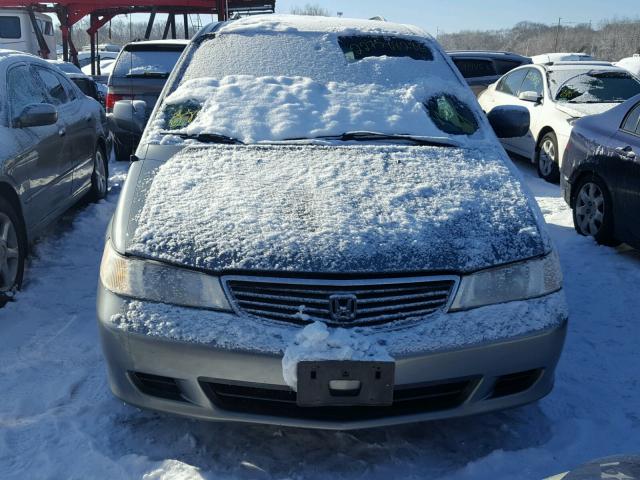 2HKRL1860YH615160 - 2000 HONDA ODYSSEY EX GRAY photo 9