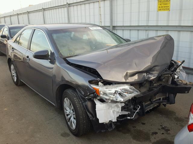 4T1BF1FKXCU077635 - 2012 TOYOTA CAMRY BASE GRAY photo 1