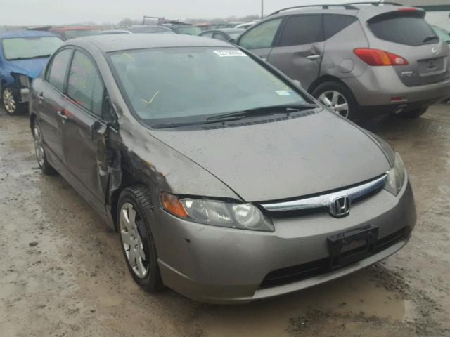 2HGFA16536H513958 - 2006 HONDA CIVIC LX GRAY photo 1