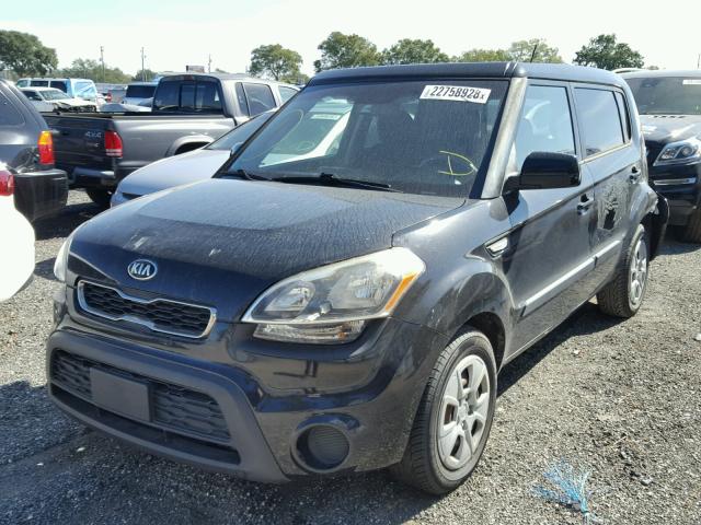 KNDJT2A50D7560003 - 2013 KIA SOUL BLACK photo 2