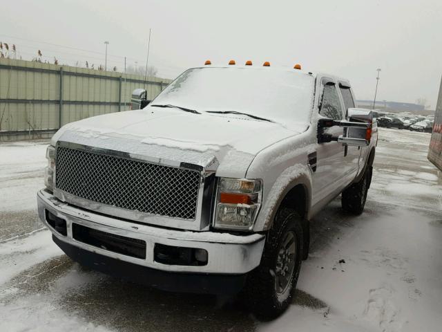 1FTWW31R48EC52128 - 2008 FORD F350 SRW S WHITE photo 2