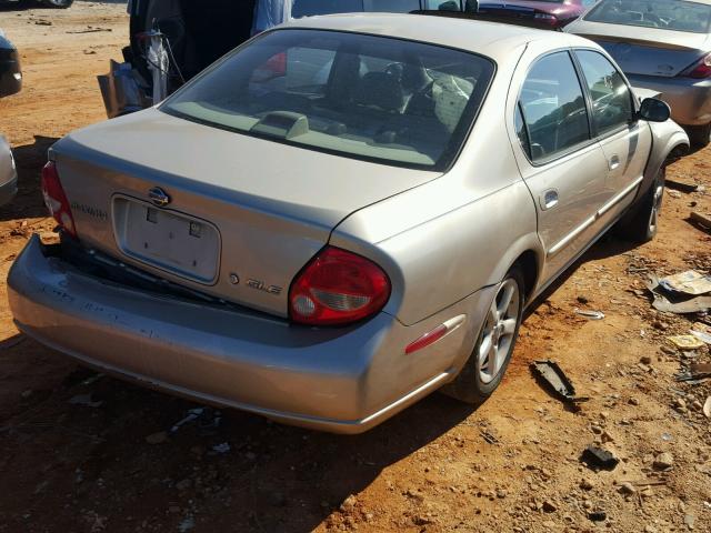 JN1CA31D0YT762416 - 2000 NISSAN MAXIMA GLE GOLD photo 4