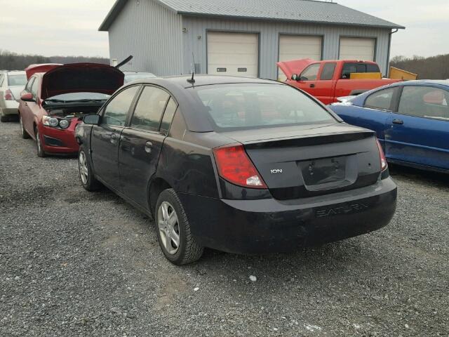 1G8AJ55F76Z190132 - 2006 SATURN ION LEVEL BLACK photo 3