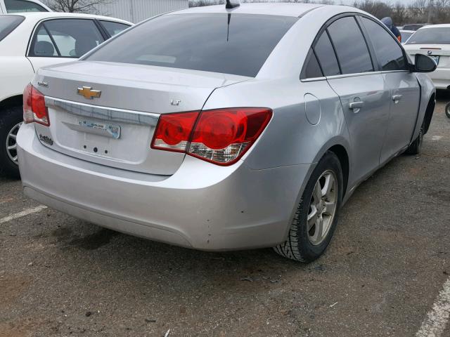 1G1PC5SB3E7111988 - 2014 CHEVROLET CRUZE LT SILVER photo 4