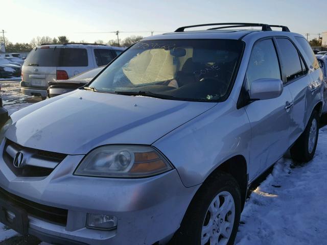 2HNYD18646H516253 - 2006 ACURA MDX TOURIN SILVER photo 2