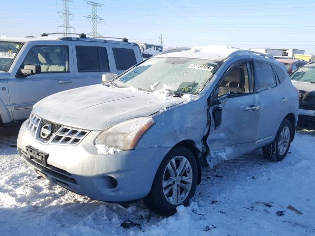 JN8AS5MV0CW373269 - 2012 NISSAN ROGUE S SILVER photo 2