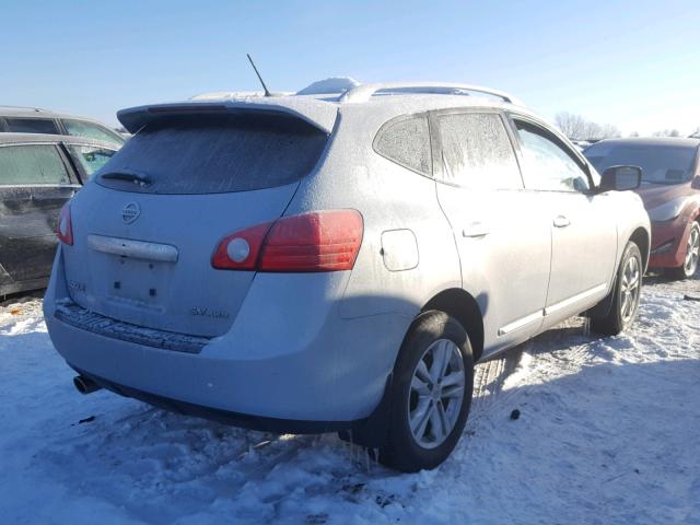 JN8AS5MV0CW373269 - 2012 NISSAN ROGUE S SILVER photo 4