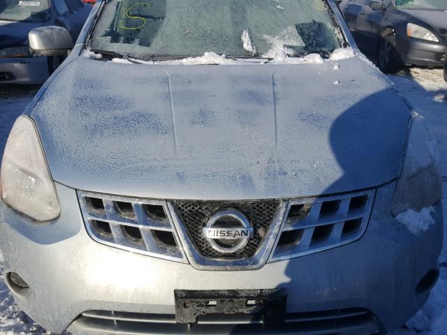 JN8AS5MV0CW373269 - 2012 NISSAN ROGUE S SILVER photo 7