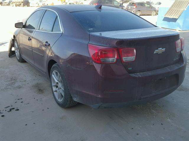 1G11C5SLXFF113999 - 2015 CHEVROLET MALIBU 1LT ბურგუნდია ფოტო 3