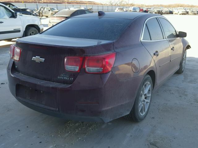 1G11C5SLXFF113999 - 2015 CHEVROLET MALIBU 1LT ბურგუნდია ფოტო 4