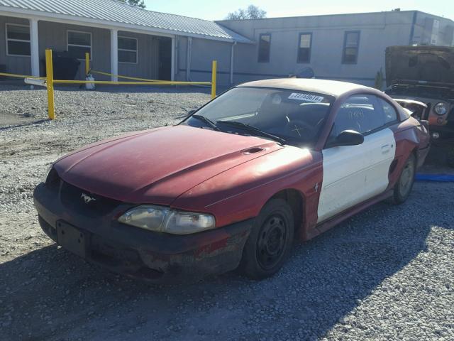 1FAFP4049WF236092 - 1998 FORD MUSTANG RED photo 2