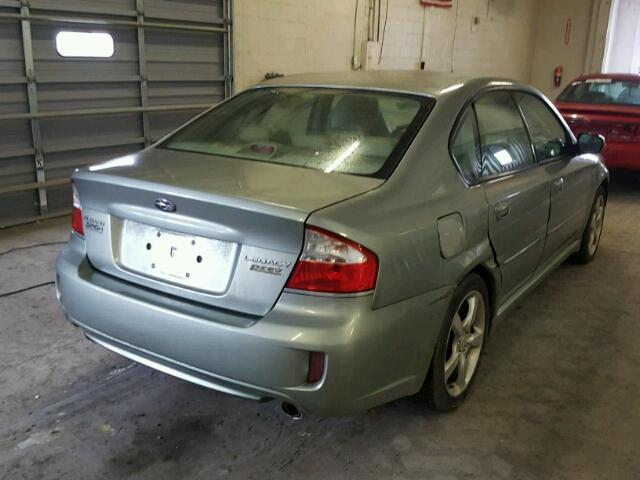 4S3BL616597228425 - 2009 SUBARU LEGACY 2.5 GRAY photo 4