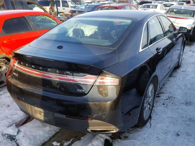 3LN6L2LU3DR807674 - 2013 LINCOLN MKZ HYBRID BLACK photo 4