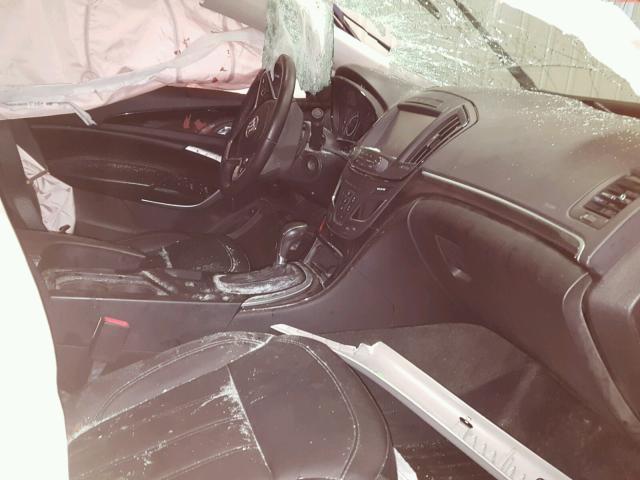 2G4GL5EX1F9190751 - 2015 BUICK REGAL WHITE photo 5