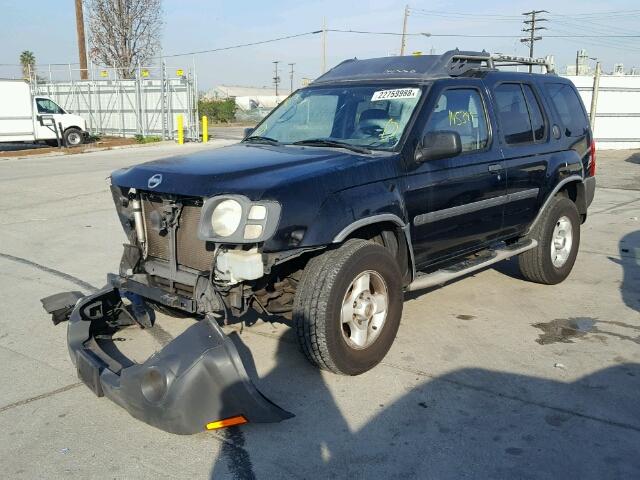 5N1ED28TX3C636301 - 2003 NISSAN XTERRA XE BLACK photo 2