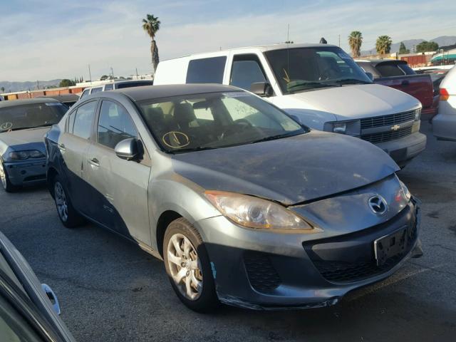 JM1BL1TG1D1737013 - 2013 MAZDA 3 I GRAY photo 1