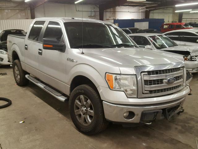 1FTFW1EF3EKD39018 - 2014 FORD F150 SUPER SILVER photo 1