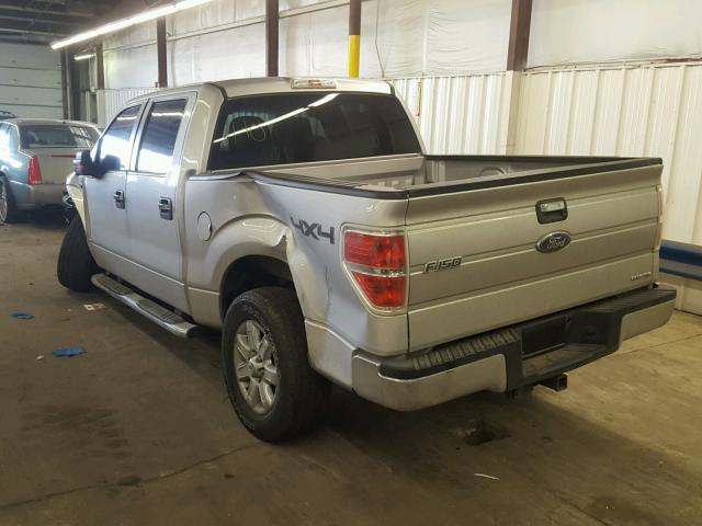 1FTFW1EF3EKD39018 - 2014 FORD F150 SUPER SILVER photo 3