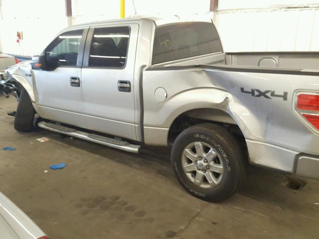 1FTFW1EF3EKD39018 - 2014 FORD F150 SUPER SILVER photo 9